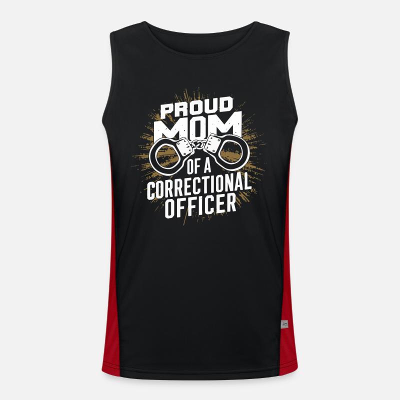 Agent correctionnel Gardien Agent correctionnel Débardeur respirant contrasté Homme 