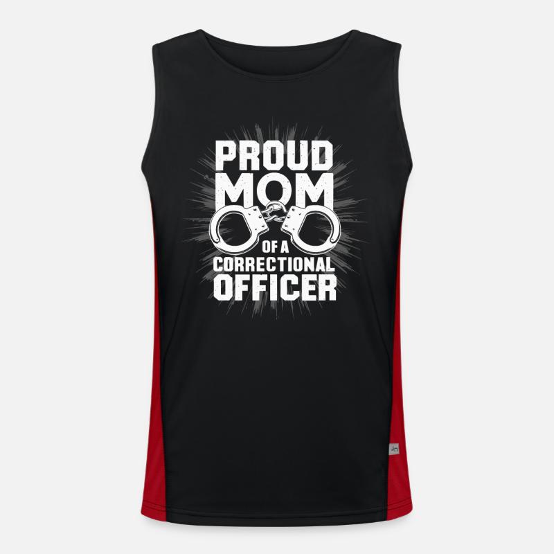 Agent correctionnel Gardien Agent correctionnel Débardeur respirant contrasté Homme 