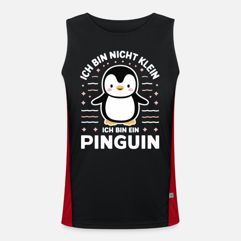 Pingouin, petits pingouins, manchot empereur Débardeur respirant contrasté Homme 