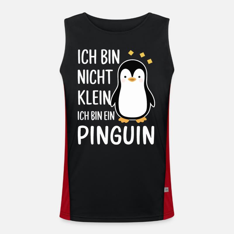 Pingouin, petits pingouins, manchot empereur Débardeur respirant contrasté Homme 