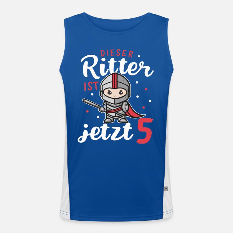Geburtstagsgeschenk 5 Jahre Geburtstagskind Funktionelles Kontrast-Tank Top für Männer 