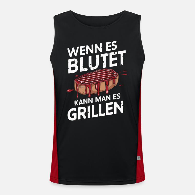 Grilling Grill BBQ Barbecue Grill Apron Grill Débardeur respirant contrasté Homme 