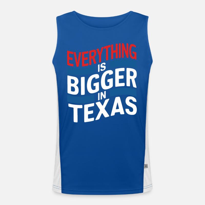 Texas State Texans Texas Débardeur respirant contrasté Homme 