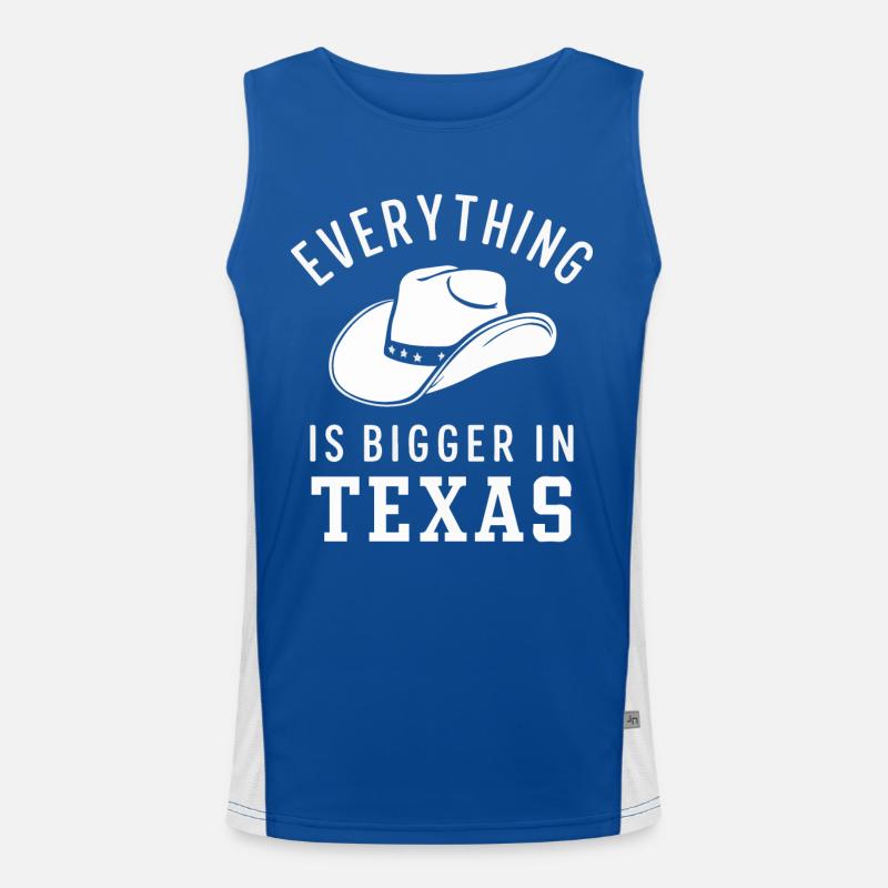 Texas State Texans Texas Débardeur respirant contrasté Homme 