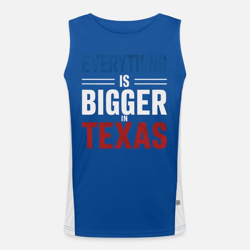 Texas State Texaner Texas Funktionelles Kontrast-Tank Top für Männer 