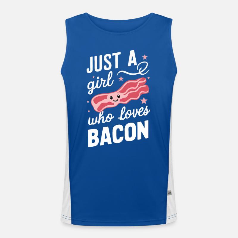 Bacon Breakfast Bacon Men's Functional Contrast Tank Top 