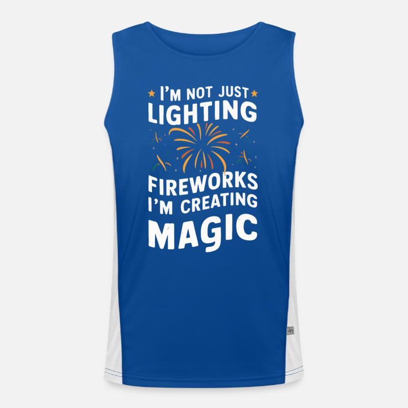 Pyrotechnics Fireworks Pyrotechnics Men's Functional Contrast Tank Top 