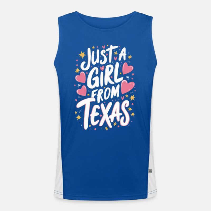 État du Texas Texans Texas Débardeur respirant contrasté Homme 
