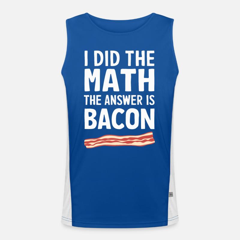 Bacon Breakfast Bacon Men's Functional Contrast Tank Top 