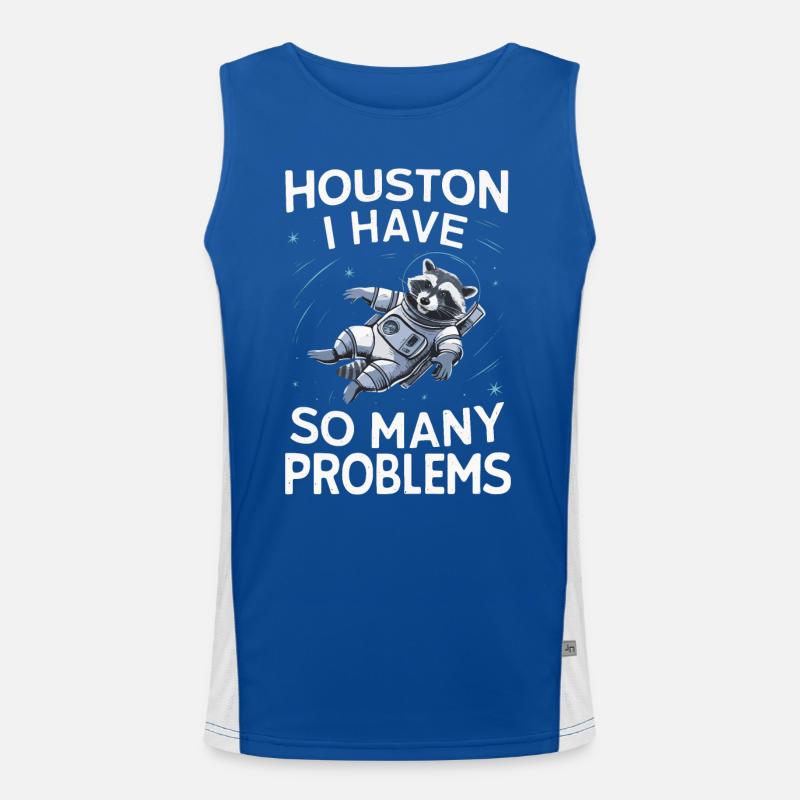 Waschbär Funktionelles Kontrast-Tank Top für Männer 