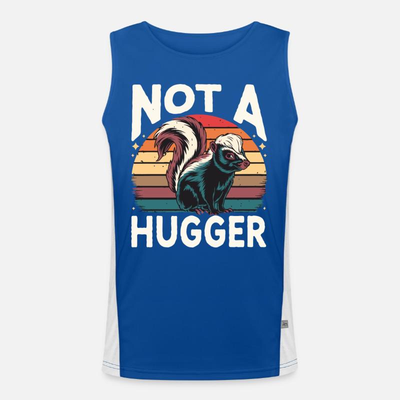 Skunk Zoo Animals Men's Functional Contrast Tank Top 