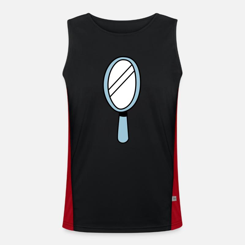 MIRROR MIRROR hand mirror in blue Men's Functional Contrast Tank Top 