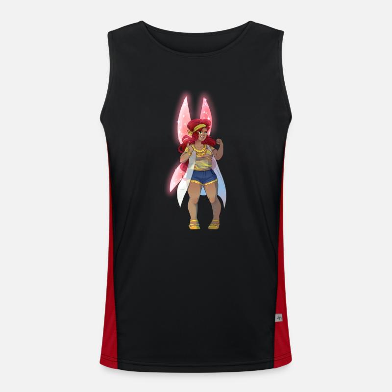 Sofia Funktionelles Kontrast-Tank Top für Männer 
