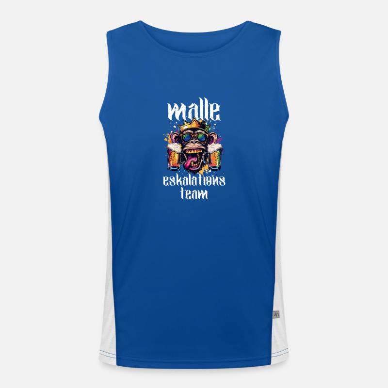 Malle Eskalations Team Funktionelles Kontrast-Tank Top für Männer 