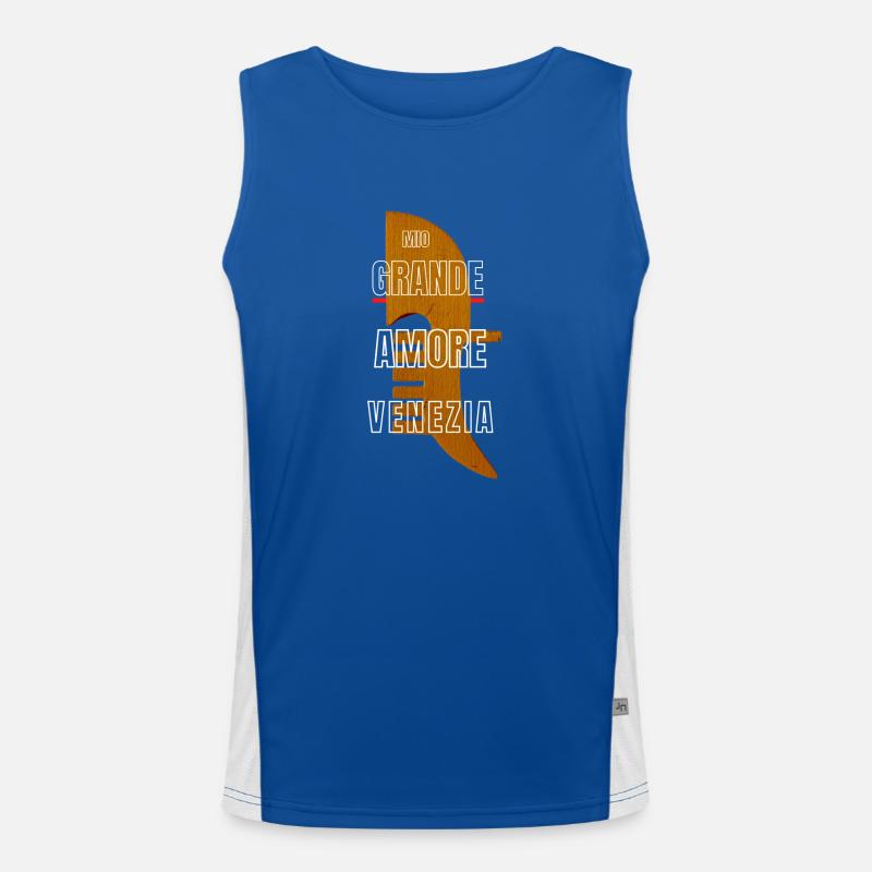 Mio grande amore Venezia Ferro Men's Functional Contrast Tank Top 