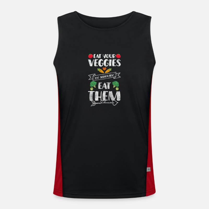 Berater Beruf Essgewohnheit Funktionelles Kontrast-Tank Top für Männer 
