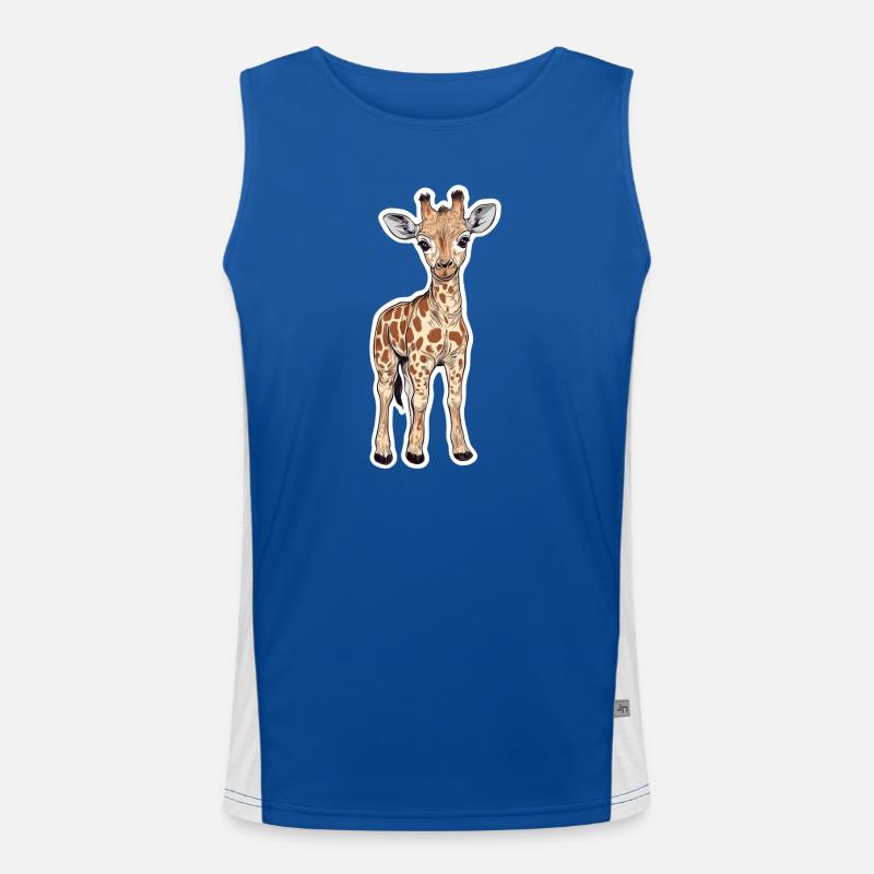 Giraffe Men's Functional Contrast Tank Top 