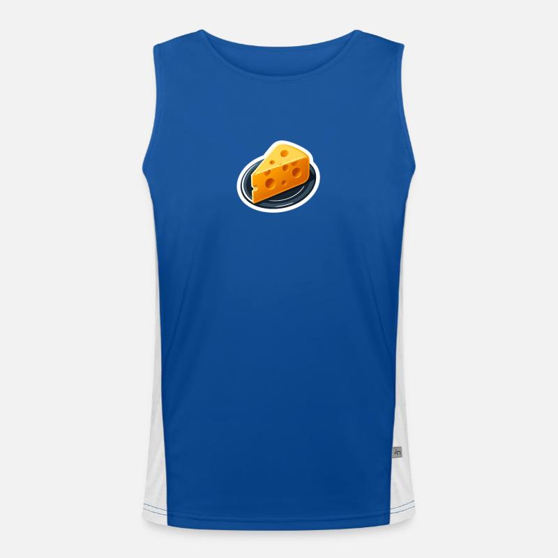 Alles Käse Funktionelles Kontrast-Tank Top für Männer 