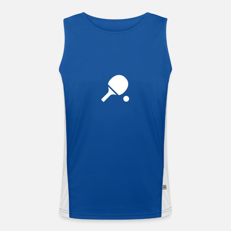 Table tennis racket Men's Functional Contrast Tank Top 
