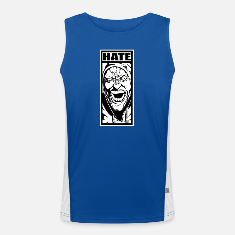 Hate Men's Functional Contrast Tank Top 