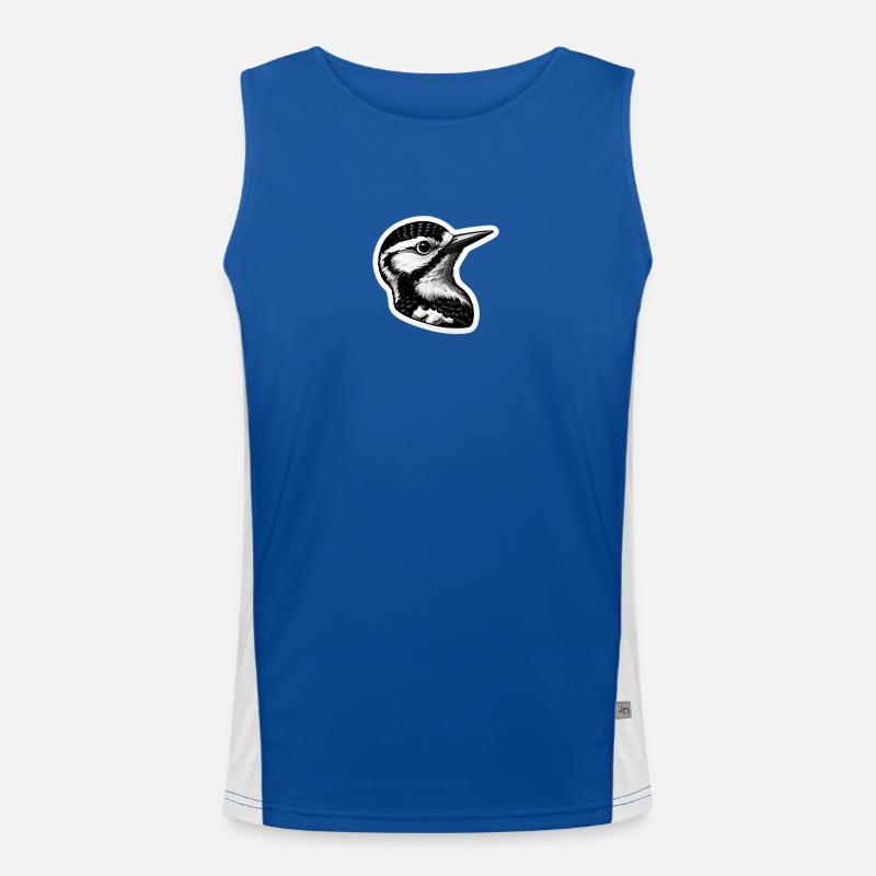 Specht Funktionelles Kontrast-Tank Top für Männer 