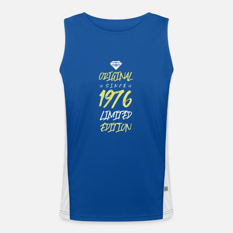 1976 limited edition Funktionelles Kontrast-Tank Top für Männer 