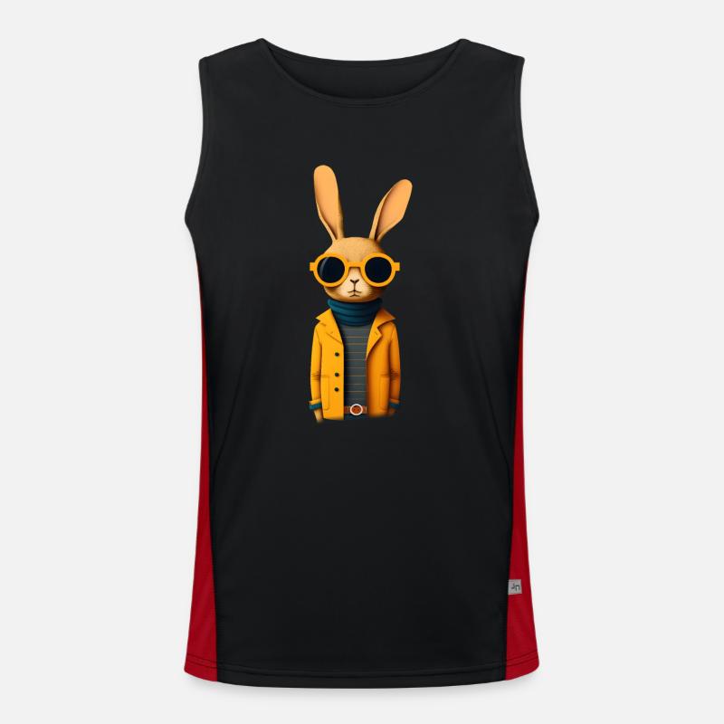 Fashion Rabbit Men's Functional Contrast Tank Top 