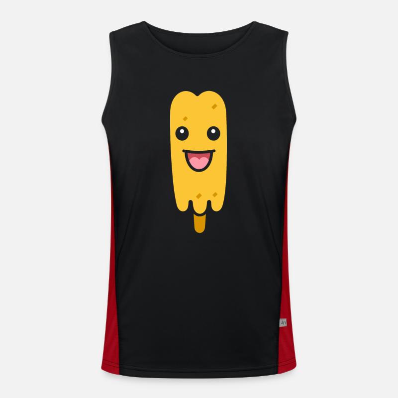Mais Hundefutter Funktionelles Kontrast-Tank Top für Männer 