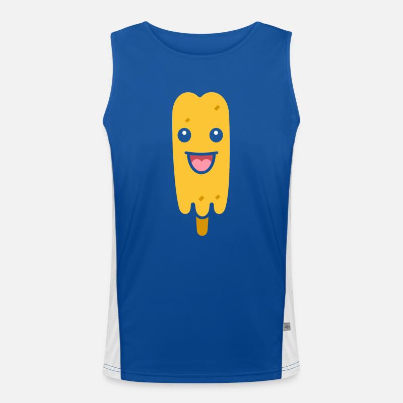 Mais Hundefutter Funktionelles Kontrast-Tank Top für Männer 