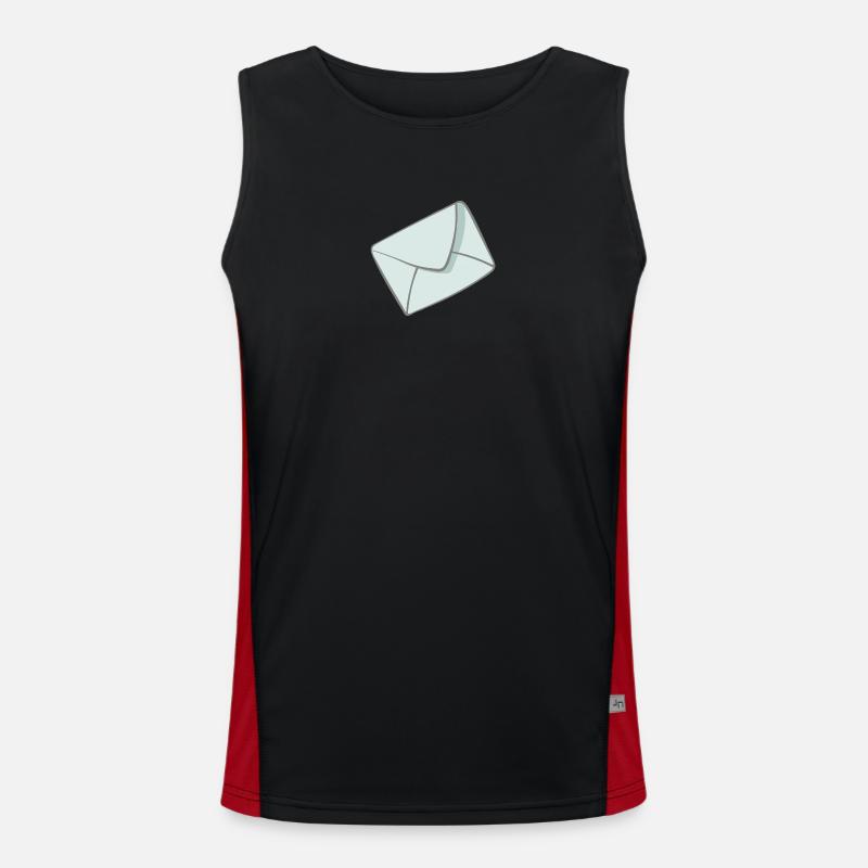 Brief Funktionelles Kontrast-Tank Top für Männer 