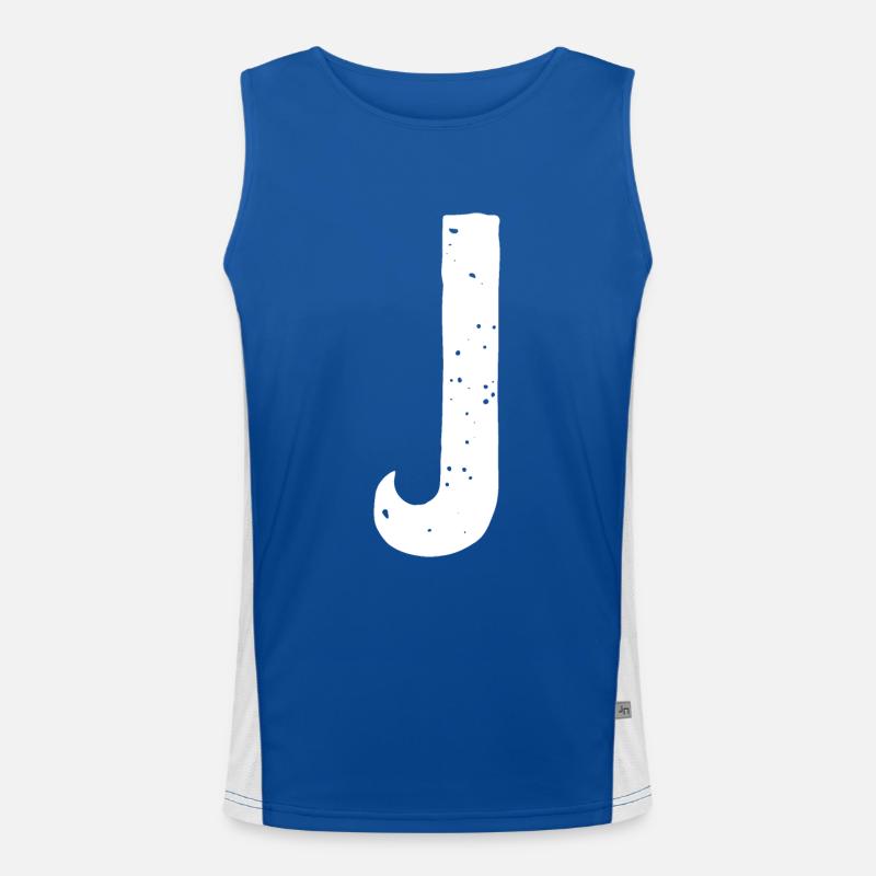 J Brief Funktionelles Kontrast-Tank Top für Männer 