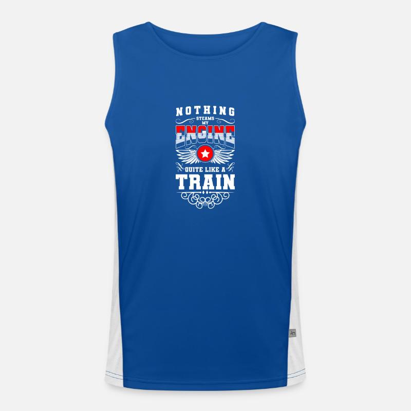 Train Driver Train Driver Conductor Conductor Men's Functional Contrast Tank Top 