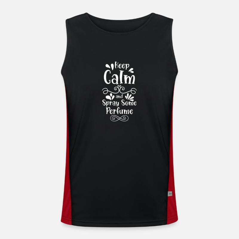 Perfume Bottle Collector Men's Functional Contrast Tank Top 