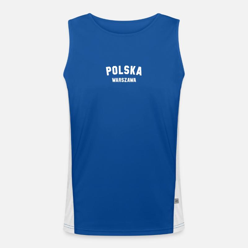 WARSZAWA, Polska, Varsovie, Pologne Débardeur respirant contrasté Homme 