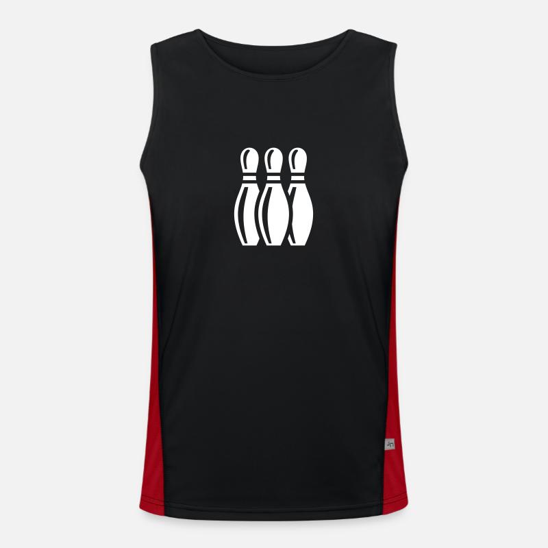 Bowling Men's Functional Contrast Tank Top 