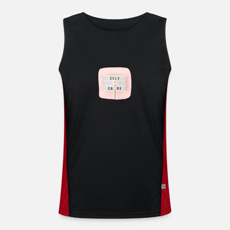 SELFCARE Funktionelles Kontrast-Tank Top für Männer 