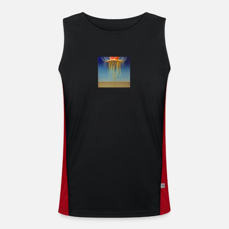 Surface jellyfish Men's Functional Contrast Tank Top 