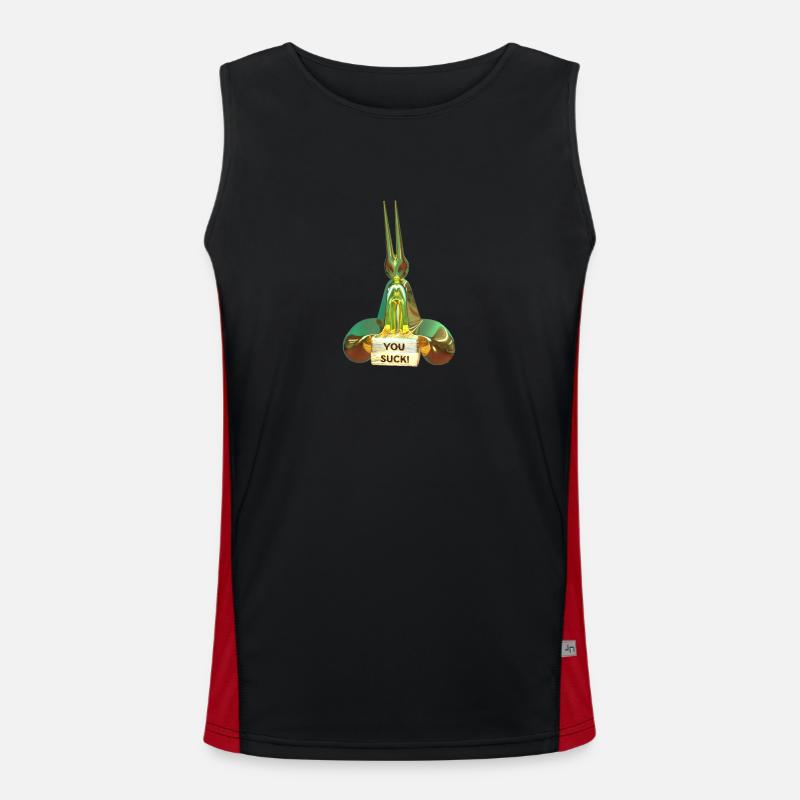 Trophy for the loser! Men's Functional Contrast Tank Top 