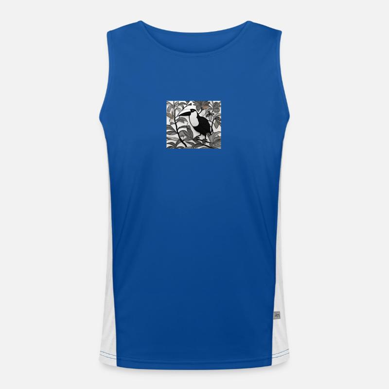 Tucan Funktionelles Kontrast-Tank Top für Männer 