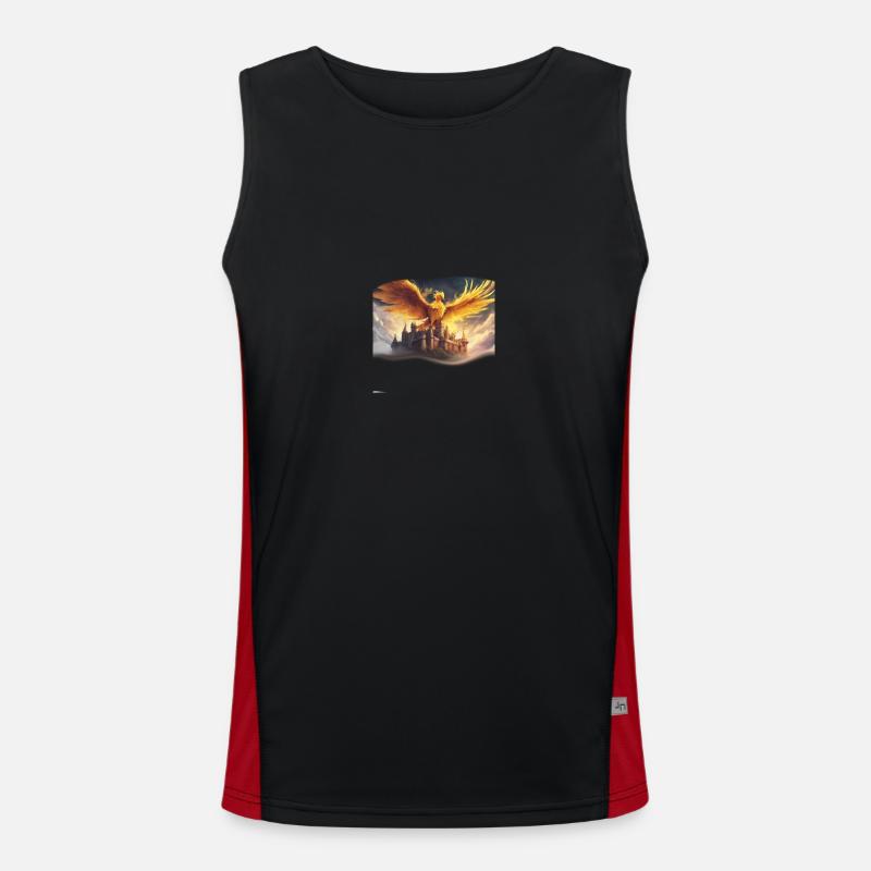 Phönix Funktionelles Kontrast-Tank Top für Männer 