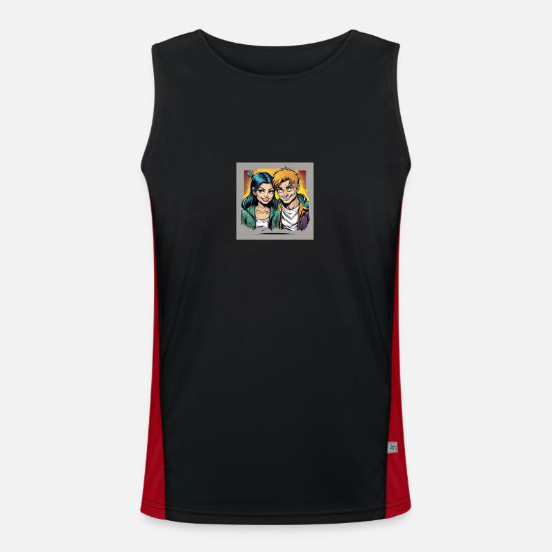 Together Forever Men's Functional Contrast Tank Top 