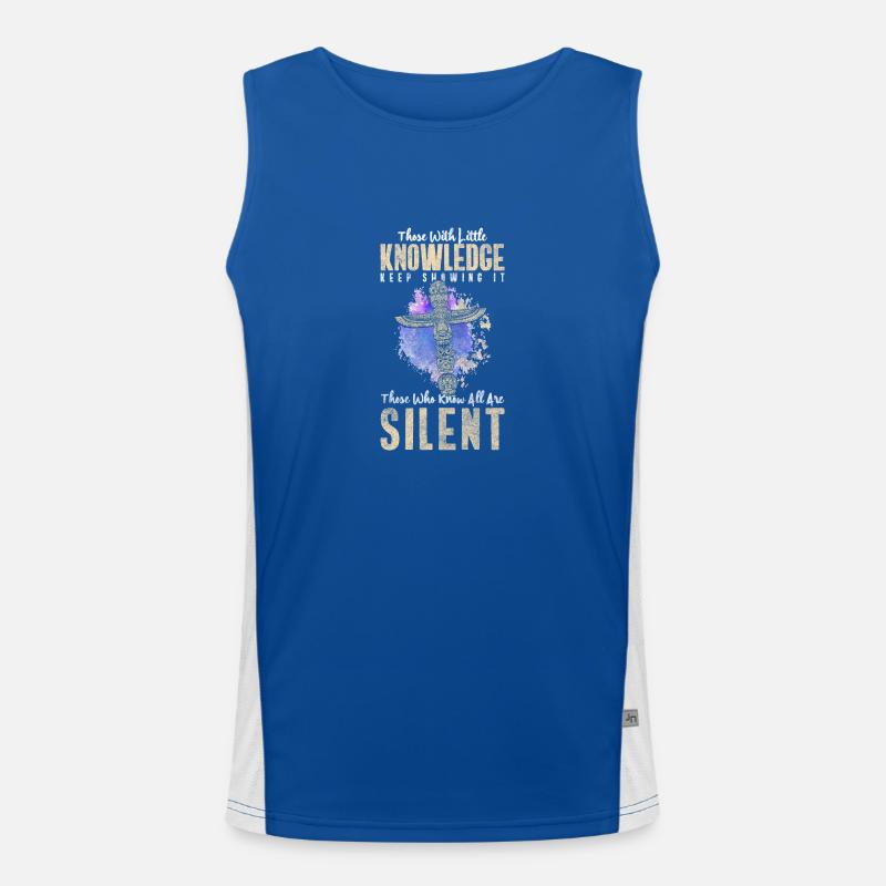 Ureinwohner Häuptling Symbole Funktionelles Kontrast-Tank Top für Männer 