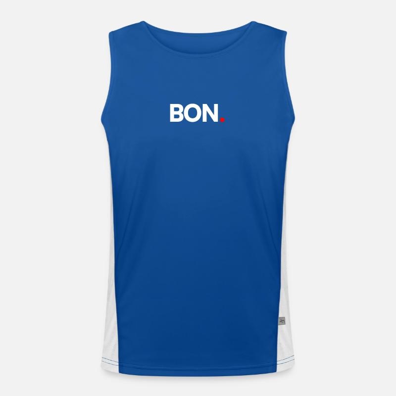 GOOD | Minimalist humor reaction Men's Functional Contrast Tank Top 