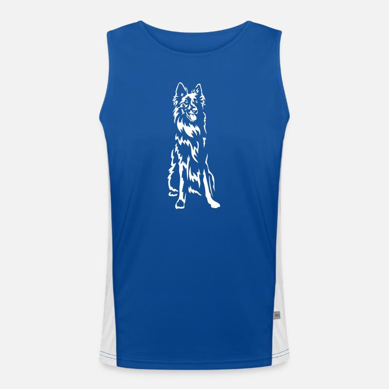 Groenendael "Black Edition" Funktionelles Kontrast-Tank Top für Männer 