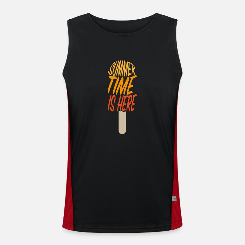 Summertime is here Men's Functional Contrast Tank Top 