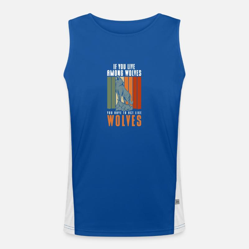 Werewolf Pack Mystic Predator Men's Functional Contrast Tank Top 