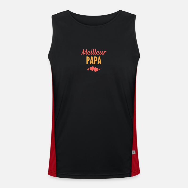 Meilleur Papa Débardeur respirant contrasté Homme 