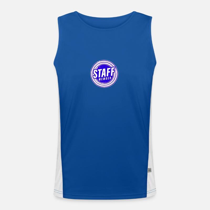 Staff Member Men's Functional Contrast Tank Top 