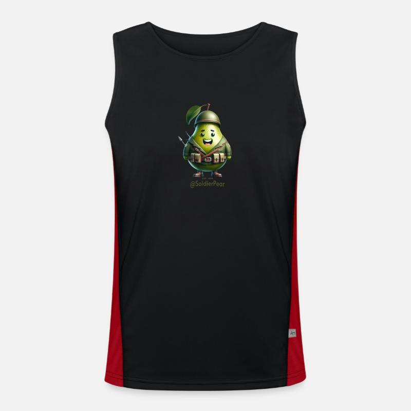 @SoldierPear Funktionelles Kontrast-Tank Top für Männer 