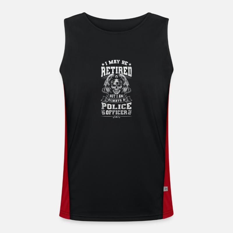 Police Uniform Hunting Men's Functional Contrast Tank Top 